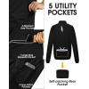 image33000ft Mens Cycling Jacket Long Sleeve Waterproof Running Bike Vest Outerwear Reflective Windproof Sleeveless JacketBlack