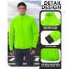 image33000ft Mens Cycling Jacket Long Sleeve Waterproof Running Bike Vest Outerwear Reflective Windproof Sleeveless JacketGreen