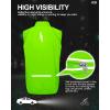 image33000ft Mens Cycling Jacket Long Sleeve Waterproof Running Bike Vest Outerwear Reflective Windproof Sleeveless JacketGreen