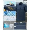 image33000ft Mens Fishing Shirts Lightweight Cool Quick Dry Sun Protection UV Short Sleeve Shirt for Casual Hiking Safari TravelNavy