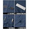 image33000ft Mens Fishing Shirts Lightweight Cool Quick Dry Sun Protection UV Short Sleeve Shirt for Casual Hiking Safari TravelNavy