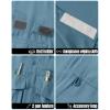 image33000ft Mens Fishing Shirts Lightweight Cool Quick Dry Sun Protection UV Short Sleeve Shirt for Casual Hiking Safari TravelOcean Blue