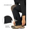 image33000ft Mens Fleece Lined Snow Pants Warm Winter Waterproof Softshell Insulated Ski Pants for Hiking SnowboardBlack