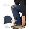 image33000ft Mens Fleece Lined Snow Pants Warm Winter Waterproof Softshell Insulated Ski Pants for Hiking SnowboardDark Blue