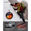 image33000ft Mens Fleece Lined Snow Pants Warm Winter Waterproof Softshell Insulated Ski Pants for Hiking SnowboardGrey