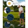 image33000ft Mens Golf Shorts 10quot Inseam with Zipper Pocket Lightweight Quick Dry Stretch Hiking Cargo Shorts for Travel FishingCeramic Blue