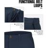 image33000ft Mens Golf Shorts 10quot Inseam with Zipper Pocket Lightweight Quick Dry Stretch Hiking Cargo Shorts for Travel FishingDark Blue