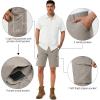image33000ft Mens Golf Shorts 10quot Inseam with Zipper Pocket Lightweight Quick Dry Stretch Hiking Cargo Shorts for Travel FishingFossil
