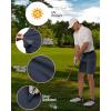 image33000ft Mens Golf Shorts 10quot Inseam with Zipper Pocket Lightweight Quick Dry Stretch Hiking Cargo Shorts for Travel FishingGrey