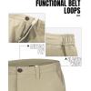 image33000ft Mens Golf Shorts 10quot Inseam with Zipper Pocket Lightweight Quick Dry Stretch Hiking Cargo Shorts for Travel FishingTaupe