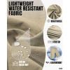 image33000ft Mens Golf Shorts 10quot Inseam with Zipper Pocket Lightweight Quick Dry Stretch Hiking Cargo Shorts for Travel FishingTaupe