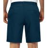image33000ft Mens Golf Shorts 9 inch Inseam Quick Dry Elastic Waist ClassicFit Drawstring Dress Shorts Hiking Fishing BusinessCeramic Blue
