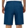 image33000ft Mens Golf Shorts 9 inch Inseam Quick Dry Elastic Waist ClassicFit Drawstring Dress Shorts Hiking Fishing BusinessDeep Blue