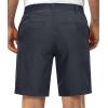 image33000ft Mens Golf Shorts 9 inch Inseam Quick Dry Elastic Waist ClassicFit Drawstring Dress Shorts Hiking Fishing BusinessGray