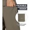 image33000ft Mens Golf Shorts 9 inch Inseam Quick Dry Elastic Waist ClassicFit Drawstring Dress Shorts Hiking Fishing BusinessMoss Green