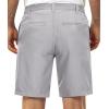 image33000ft Mens Golf Shorts 9 inch Inseam Quick Dry Elastic Waist ClassicFit Drawstring Dress Shorts Hiking Fishing BusinessSilver