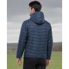 image33000ft Mens Lightweight Packable Insulated Puffer Winter Jacket with Hood WaterResistant Down Alternative Puffy CoatBlueCrimson
