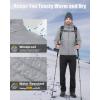 image33000ft Mens Lightweight Packable Insulated Puffer Winter Jacket with Hood WaterResistant Down Alternative Puffy CoatMid Grey