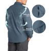 image33000ft Mens Long Sleeve Hiking Shirts Lightweight Quick Dry Sun Protection UV UPF 50 Fishing Shirt Outdoor Safari TravelDeep Blue