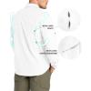 image33000ft Mens Long Sleeve Hiking Shirts Lightweight Quick Dry Sun Protection UV UPF 50 Fishing Shirt Outdoor Safari TravelWhite