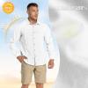 image33000ft Mens Long Sleeve Hiking Shirts Lightweight Quick Dry Sun Protection UV UPF 50 Fishing Shirt Outdoor Safari TravelWhite