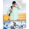 image33000ft Mens Long Sleeve Sun Protection Shirt UPF 50 UV Quick Dry Cooling Fishing Shirts for Travel Safari Camping HikingAqua