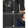 image33000ft Mens Long Sleeve Sun Protection Shirt UPF 50 UV Quick Dry Cooling Fishing Shirts for Travel Safari Camping HikingBlack