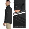 image33000ft Mens Long Sleeve Sun Protection Shirt UPF 50 UV Quick Dry Cooling Fishing Shirts for Travel Safari Camping HikingBlack