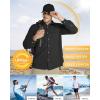 image33000ft Mens Long Sleeve Sun Protection Shirt UPF 50 UV Quick Dry Cooling Fishing Shirts for Travel Safari Camping HikingBlack