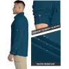 image33000ft Mens Long Sleeve Sun Protection Shirt UPF 50 UV Quick Dry Cooling Fishing Shirts for Travel Safari Camping HikingDark Blue