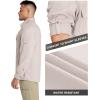 image33000ft Mens Long Sleeve Sun Protection Shirt UPF 50 UV Quick Dry Cooling Fishing Shirts for Travel Safari Camping HikingFossil
