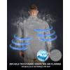 image33000ft Mens Long Sleeve Sun Protection Shirt UPF 50 UV Quick Dry Cooling Fishing Shirts for Travel Safari Camping HikingGrey Heather