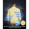 image33000ft Mens Long Sleeve Sun Protection Shirt UPF 50 UV Quick Dry Cooling Fishing Shirts for Travel Safari Camping HikingLight Yellow