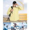 image33000ft Mens Long Sleeve Sun Protection Shirt UPF 50 UV Quick Dry Cooling Fishing Shirts for Travel Safari Camping HikingLight Yellow