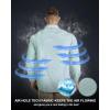 image33000ft Mens Long Sleeve Sun Protection Shirt UPF 50 UV Quick Dry Cooling Fishing Shirts for Travel Safari Camping HikingMint Green