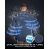 image33000ft Mens Long Sleeve Sun Protection Shirt UPF 50 UV Quick Dry Cooling Fishing Shirts for Travel Safari Camping HikingNavy