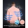 image33000ft Mens Long Sleeve Sun Protection Shirt UPF 50 UV Quick Dry Cooling Fishing Shirts for Travel Safari Camping HikingPink