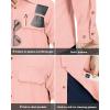 image33000ft Mens Long Sleeve Sun Protection Shirt UPF 50 UV Quick Dry Cooling Fishing Shirts for Travel Safari Camping HikingPink
