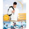 image33000ft Mens Long Sleeve Sun Protection Shirt UPF 50 UV Quick Dry Cooling Fishing Shirts for Travel Safari Camping HikingWhite
