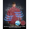 image33000ft Mens Long Sleeve Sun Protection Shirt UPF 50 UV Quick Dry Cooling Fishing Shirts for Travel Safari Camping HikingWine