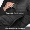 image33000ft Mens Puffer Jacket Lightweight Packable Winter JacketBlack