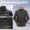image33000ft Mens Puffer Jacket Lightweight Packable Winter JacketBlack