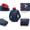 image33000ft Mens Puffer Jacket Lightweight Packable Winter JacketBlue