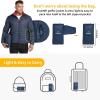 image33000ft Mens Puffer Jacket Lightweight Packable Winter JacketBlue