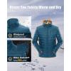 image33000ft Mens Puffer Jacket Lightweight Packable Winter JacketCeramic Blue