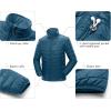 image33000ft Mens Puffer Jacket Lightweight Packable Winter JacketCeramic Blue