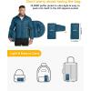 image33000ft Mens Puffer Jacket Lightweight Packable Winter JacketCeramic Blue
