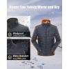 image33000ft Mens Puffer Jacket Lightweight Packable Winter JacketCool Grey