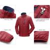 image33000ft Mens Puffer Jacket Lightweight Packable Winter JacketCrimsonBlue