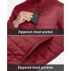 image33000ft Mens Puffer Jacket Lightweight Packable Winter JacketCrimsonBlue